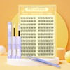 Natural Lash Clusters Kit 8-12MM Short Cluster Eyelash Extensions Kit