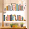 DECOWALL CDS9-9006 Boho Book Window Stickers Boho Book Print Window