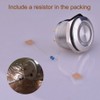 Ulincos® Momentary Push Button Switch U19D1 1NO SPST Silver Stainless
