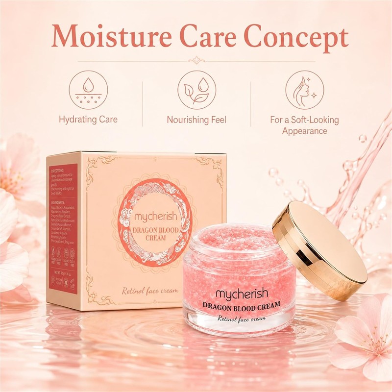 Crema Dragon Blood con Retinol, Hidratante Facial Diario