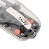 Wireless Bluetooth Mouse Transparent Clear Cool Shell Mute Click Colorful