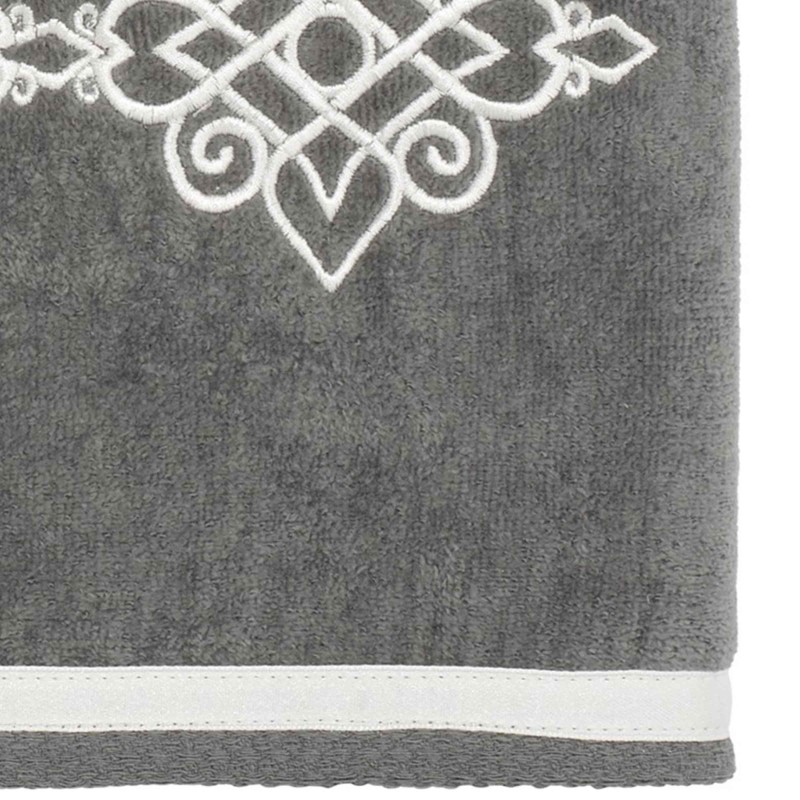 Avanti Linens Riverview Wash Towel, Nickel