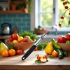1Pc Black Stainless Steel Core Seed Remover Fruit Apple Pear