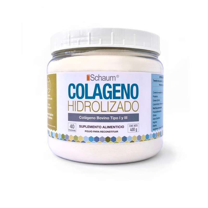 Colgeno Hidrolizado en Polvo 100 Puro, 4 Pack 400 gr.