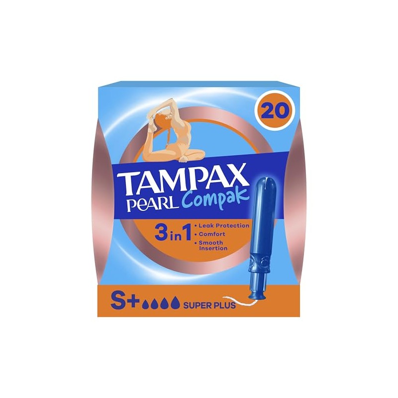 Tampax Compak Pearl Plus 3x20