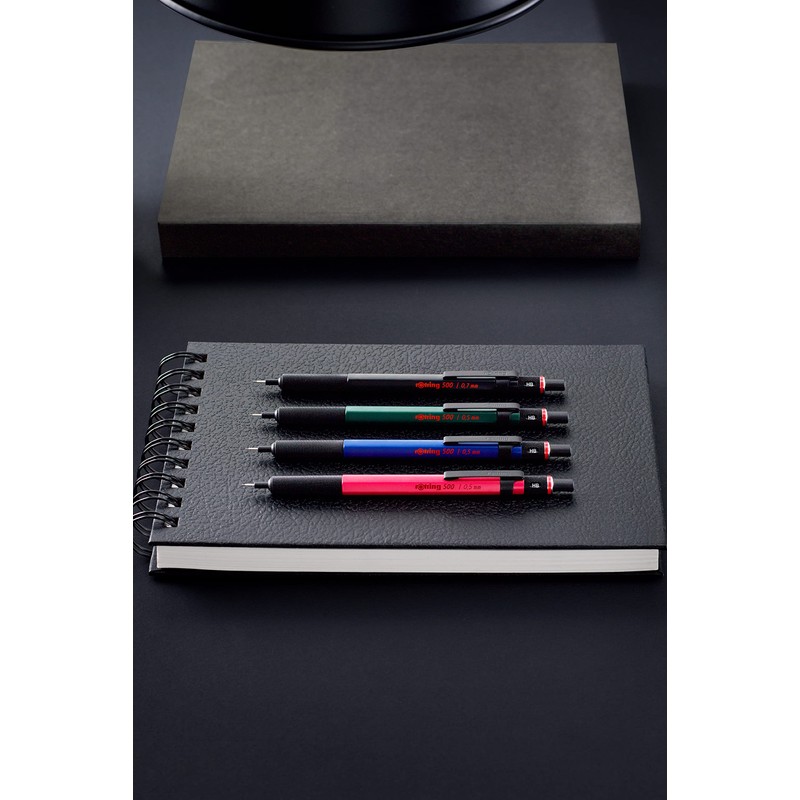 rOtring 500 Mechanical Pencil 0.5mm Red Barrel