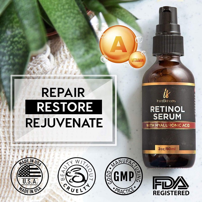 Premium Retinol Solution Beauty Serum Retinol Solution Hyaluronic Acid Vitamin