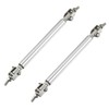 X AUTOHAUX 1pair 100mm 3.94" Universal Splitter Support Rods Adjustable