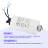 Unifizz CBB60 30uF Run Capacitor with U Terminal Wires,2Pcs AC