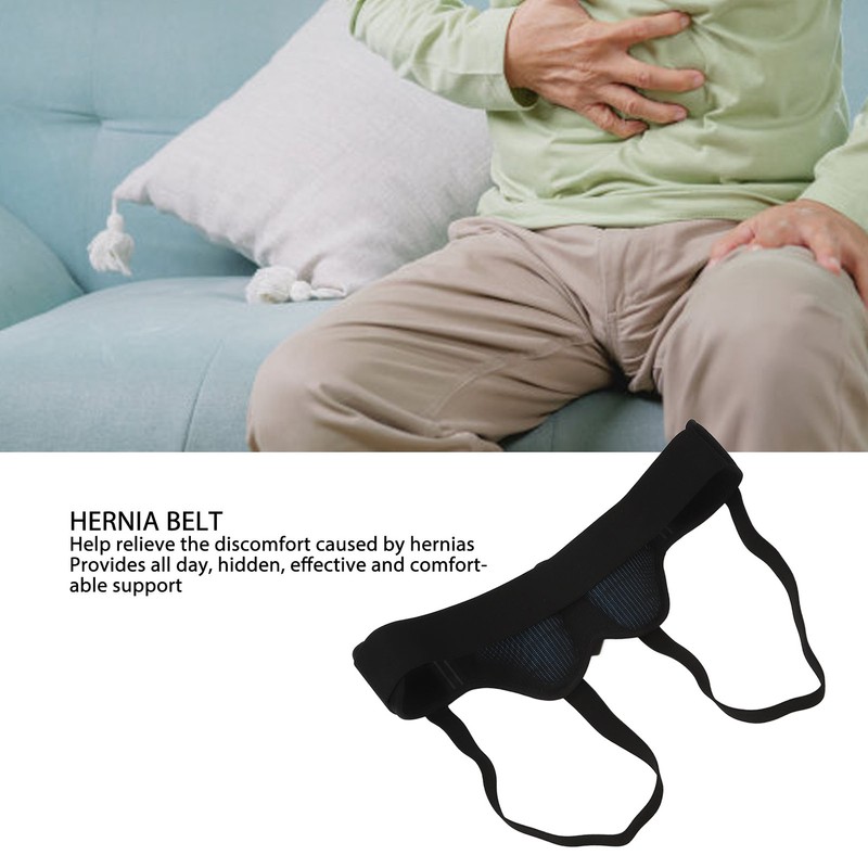 Men Hernia Belt Adjustable Stable Support Soft Breathable Reduce Discomfort