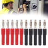 5Set J.20012 Banana Plug Connector 4mm Male to 2mm Female