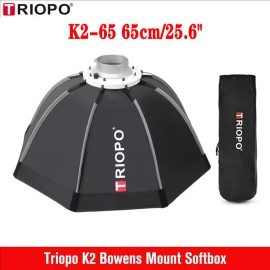 Triopo US TRIOPO K2-65 65cm/25.6'' Quickly Release Bowens Mount Flash Octagon Softbox
