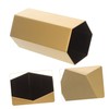 DOITOOL Stainless Steel Hexagonal Pen Holder Minimalist Stationery Organizer Makeup