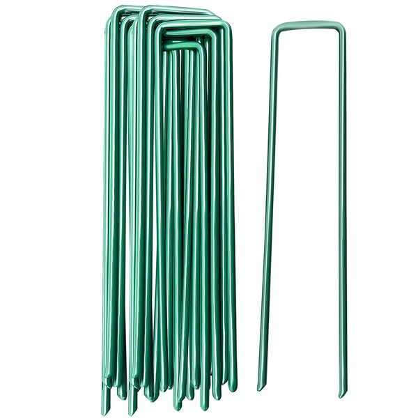 Garden Stakes Ground Staples Landscape Securing Anchor Pegs Gardening Pins
