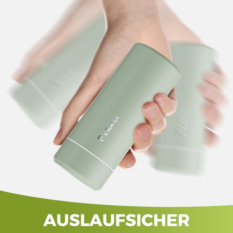 Exllena Mini Thermos Flask 250 ml with Stainless Steel Lid,