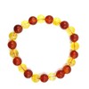 PRECIOUS PEBBLE Positive Vibes Beaded Bracelet – Natural Carnelian &