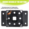 XZWMY 4x4 Post Base 6 Pcs, Post Brackets (Inner Size