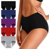 OLIKEME Women's Cotton Underwear High Waist Postpartum Panties Ladies Briefs