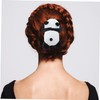 Vaguelly Plush Panda Hair Tie for Women Elastic Hair Band