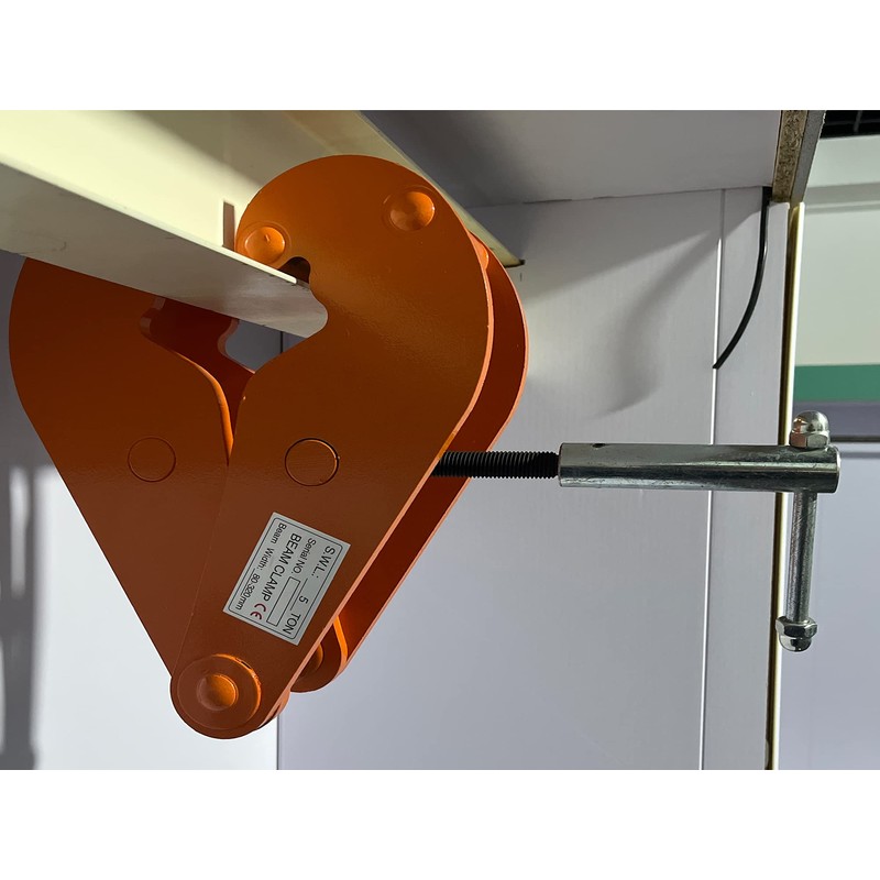 MYOYAY Beam Clamp 11000lbs/5ton Capacity I Beam Lifting Clamp 3.1-12.6