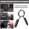 6 Uds Abrazaderas para Barra de Pesas,Seguro para Barra 25mm