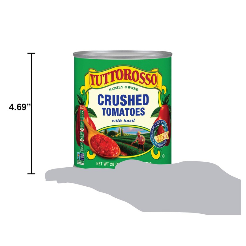Tuttorosso Crushed Tomatoes with Basil, Gluten Free and Vegetarian Recipe,