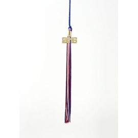Tassel Depot 2018 RED/White/Blue Combo Graduation Tassel - Made in USA