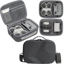 Pemalin Neo Case, Portable Hard Storage Travel Shoulder Bag for DJI Neo Fly More Combo Drone and Accessories (Grey)