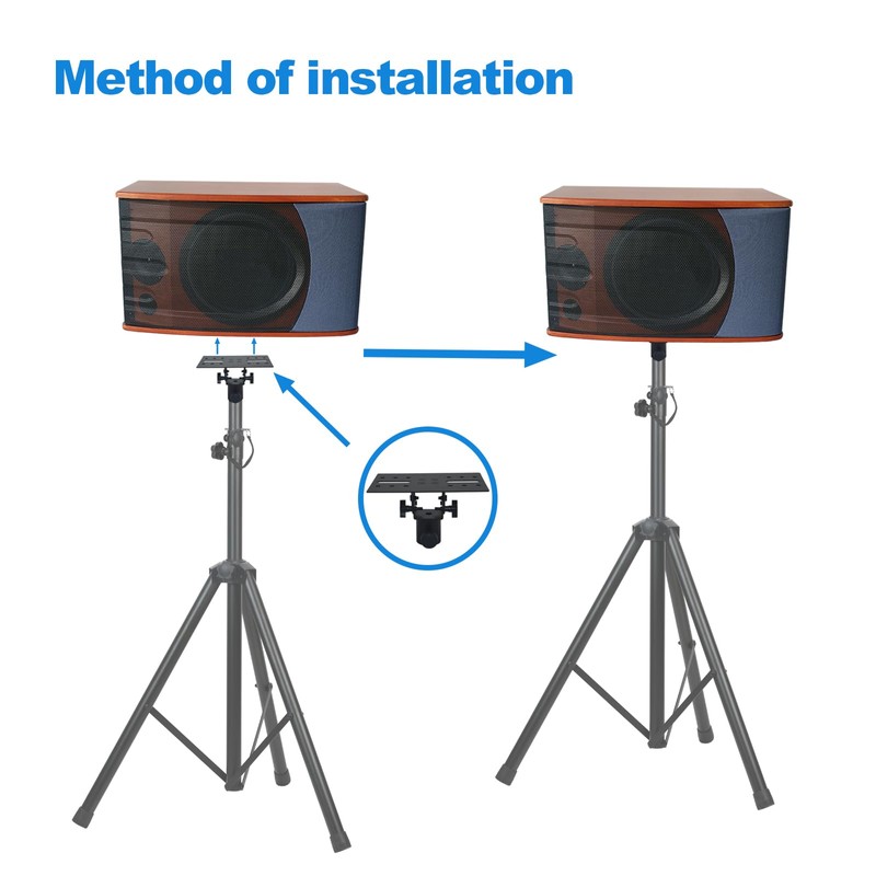 Howonder Speaker Stand Adapter, Adjustable All Metal 35mm Speaker Adapter