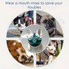 Dog Mu-zzle,Breathable Adjustable Mesh Mask,Soft Mesh Mu-zzle for Small Medium