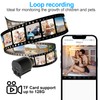 BEEDMXU Home Ultra Mini Camera, 1080P High Definition WiFi Baby