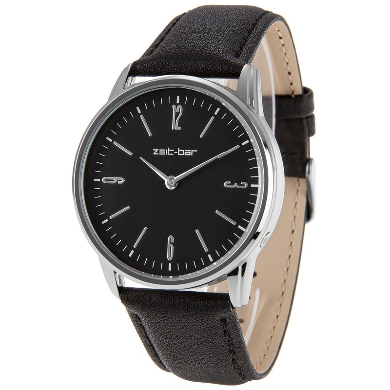 Zeit-Bar Radio-Controlled Watch for Men and Women, Strap.