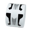 FingerAngel 500Pcs Nail Form, Black Clear Nail Art Guide Stickers