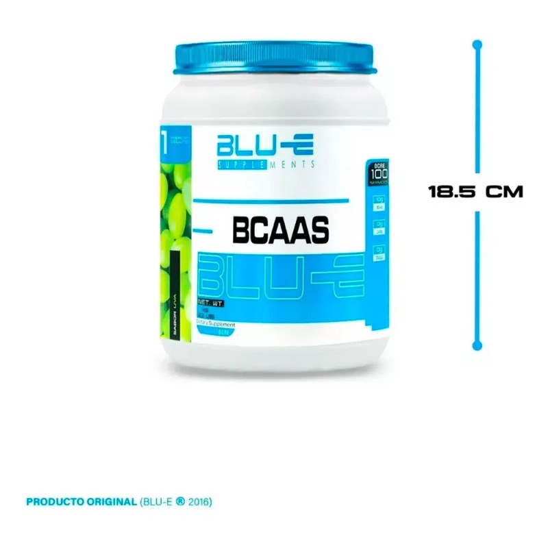 Suplementoaminoacidos Bcaas Blu-e 1kg Sabores 100 Servicios