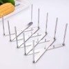 1 x Topfdeckelhalter aus Edelstahl Kühlgitter verstellbare Länge Rack Dampfgarer