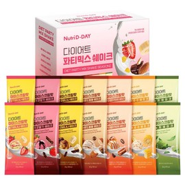 Nutri D-Day Diet Party Mix Shake 7-piece set, 350g, 1 set / 뉴트리디데이 다이어트 파티믹스 쉐이크 7종 세트, 350g, 1세트
