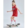 LOLANTA Girls Hip Hop Dance Clothes Kids Jersey Sequin Dress