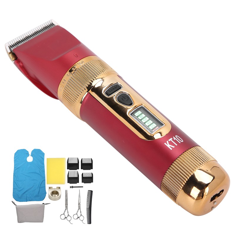 Hair Clipper Kit Rechargeable Men Hair Trimmer Barber Cutter for