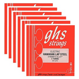 GHS Electric Hawaiian Lap Steel Strings E Tuning 13-56 (6 Pack Bundle)