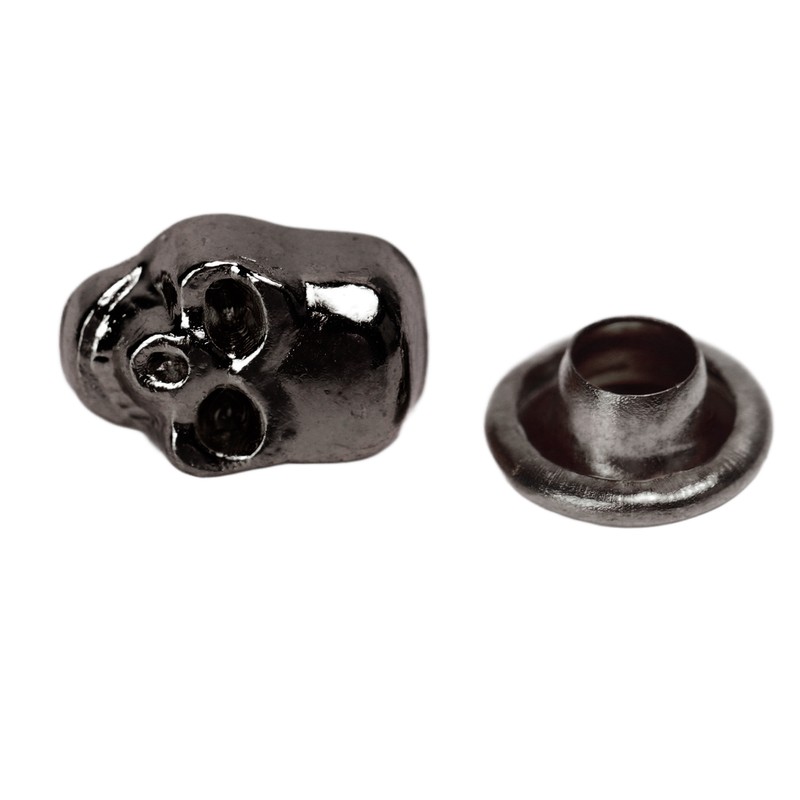 200 Sets Skull Rivets Gothic Style Beautiful Fashionable Skull Stud