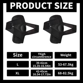 Kniebandage mit doppelten Seitenstabilisatoren, verstellbare Knieorthese für Männer und Frauen, Knieunterstützungsbandagen bei Knieschmerzen, Arthritis, Gelenkschmerzlinderung, Laufen, Radfahren (L)