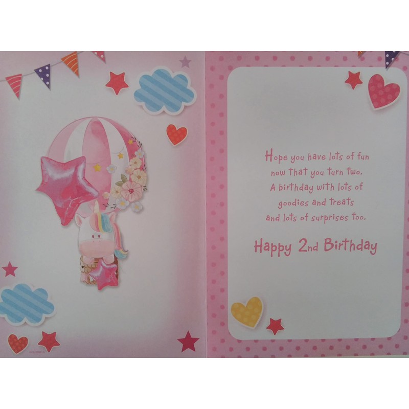 Sensations / Xpress Yourself you're 2 Today Happy Birthday Card