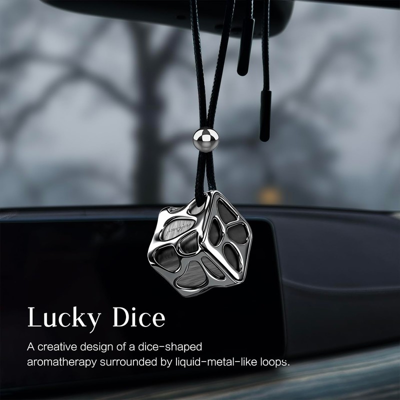 Asexiang Lucky Dice Long-Lasting Car Air Fresheners Diffuser gift Set