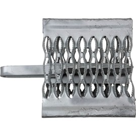 Buyers Products WC091060 Galvanized Serrated Wheel Chock, 9 x 10 x 6 Inch, Texturized for Ideal Use for Off Road, Snowy, Muddy Or ICY Conditions for Truck Maintenance and Storage