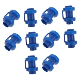 KICHOUSE 10Pcs Trampoline Enclosure Pole Caps Plastic Pole Tops Covers for Trampoline Accessories Protective Hat for Outdoor Backyard Use