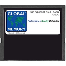 GLOBAL MEMORY 1GB Compact Flash Card Memory for Cisco Catalyst 6500 Series Switches & 7600 SERIES ROUTERN 720 RSP (mem-c6 K-cptfl1g)