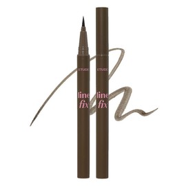 Etude Line Fix Brush Liner 0.5g, 02 Brown, 1 pc / 에뛰드 라인 픽스 브러쉬 라이너 0.5g, 02 브라운, 1개