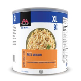 Mountain House Rice & Chicken | Freeze Dried Survival & Emergency Food | #10 Can | Gluten-Free