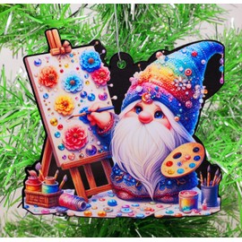 Generic Art Gnome Ornament - Artist Painter Christmas Ornament