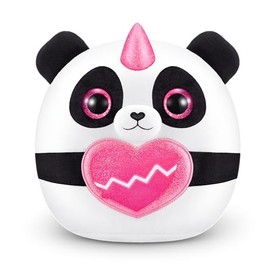 Rainbocorns Eggzania Mini Mania Panda Plush Surprise Unboxing with Animal Soft Toy, Idea for Girls with Imaginary Play by ZURU